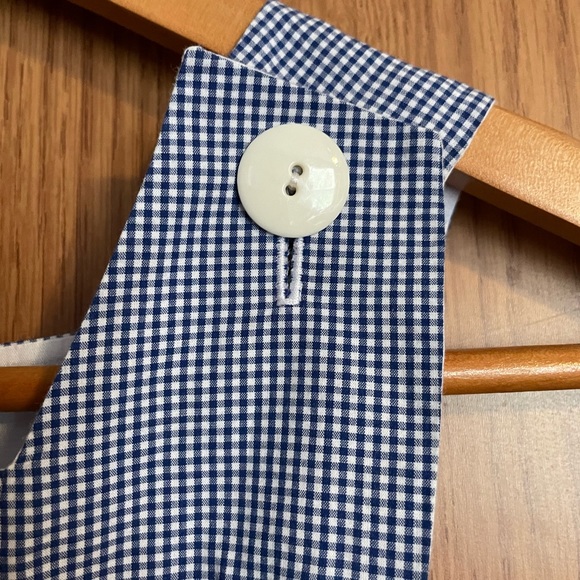 Vintage handmade blue gingham bicycle decal jon jon johnny - Picture 5 of 9